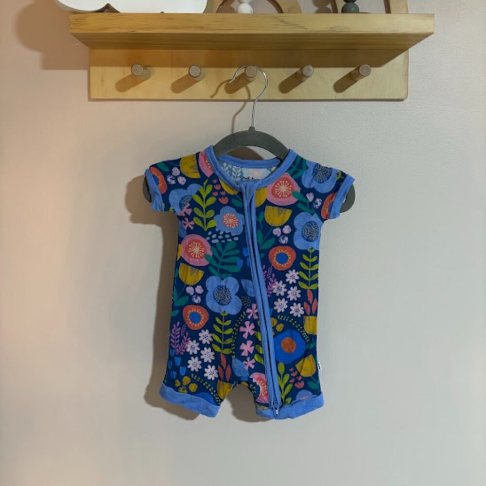 Little Sleepies Folk floral shorty